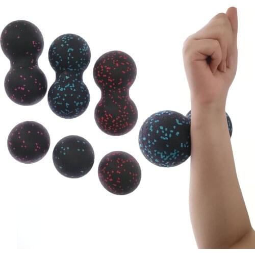 EPP Lacrosse Myofascia Ball Peanut Massage Ball High Density Lightweight Fitness Body Fascia Exercise Relieve Pain Yoga Ball