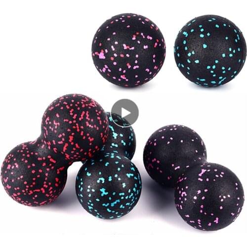 EVA Fascia Ball Lacrosse Myofascia Ball Peanut Massage Ball High Density Lightweight Fitness Body Exercise Relieve Pain Yoga