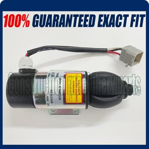 INPOST Shut Off Solenoid Fuel Pump Engine Stop Solenoid Valve OE52318 24V