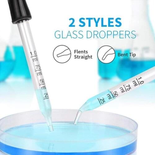 Clear Small Silicone Plastic Feeding Medicine Liquid Eye Ear Graduated Pipette Dropper Lotion Essence Eye Cream Make Up Supplies