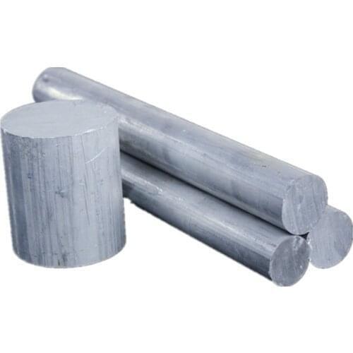 10mm to 50mm Aluminum AL 6061 Round Bar Aluminium Hard Rod Industry DIY Metal Material Frame Metal Bar for Mould CNC Mold