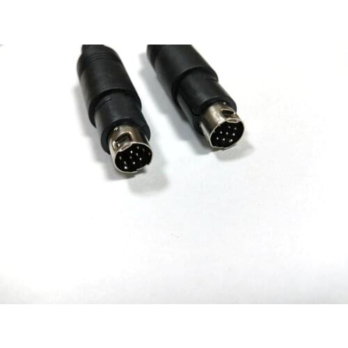 10PCS lot Mini DIN 9 pin male connectors New