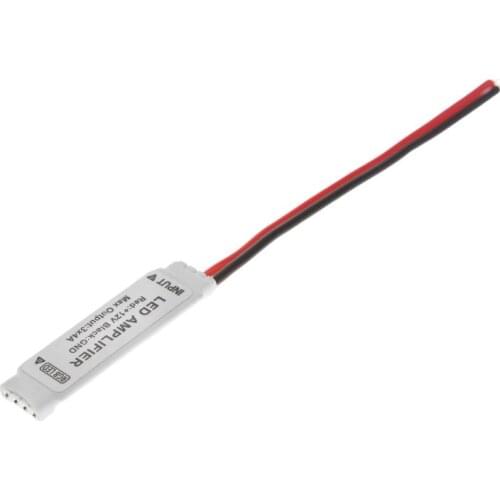 2021 New Mini Signal Amplifier Repeater for 5050 3528 SMD RGB LED Light Strip DC 12V