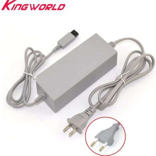 5pcs High quality US&EU Plug Power Supply AC Charger Adapter Cable for W-ii Console
