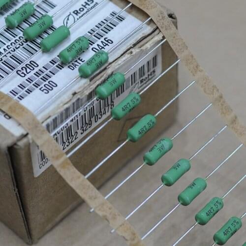 50PCS New and original BC AC 03 4.7R 4.7R 4.7OHm 3W 5% fever resistance