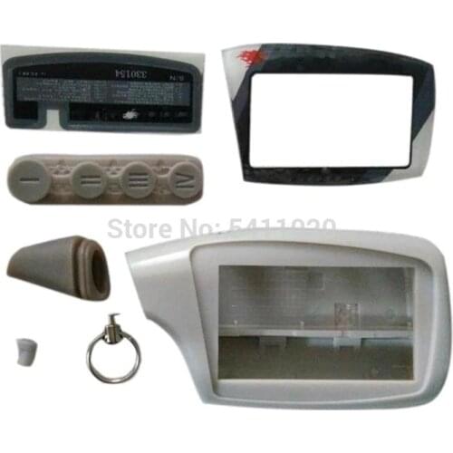 10 PCS/lot Case Keychain Body Cover For 10PCS Russian Scher-Khan Magicar 5 6 Car Alarm LCD Remote Scher Khan M5 M902F M903F Key