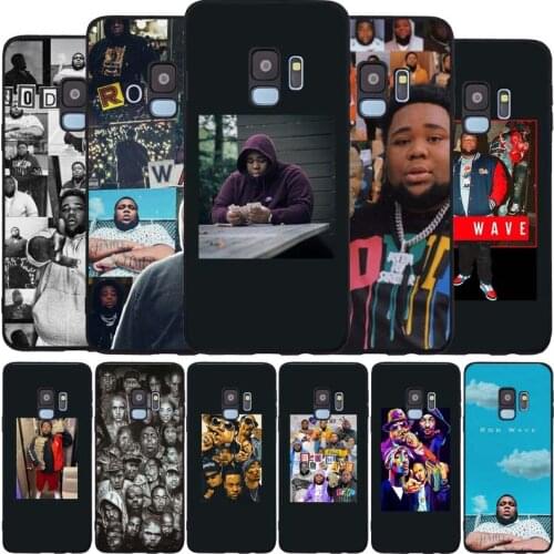 Rodwave black Soft phone Case For Samsung S20 S10 S9 S8 S7 edge Plus Lite Note 8 9 10 A6 A7 A8 A9 2018 Cover