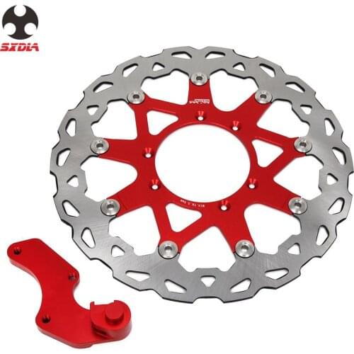For HONDA CR125R CRF250R CRF450R CRF250X CRF450X SUPERMOTARD CRF Motorcycle 320MM Floating Brake Discs Rotor With Bracket