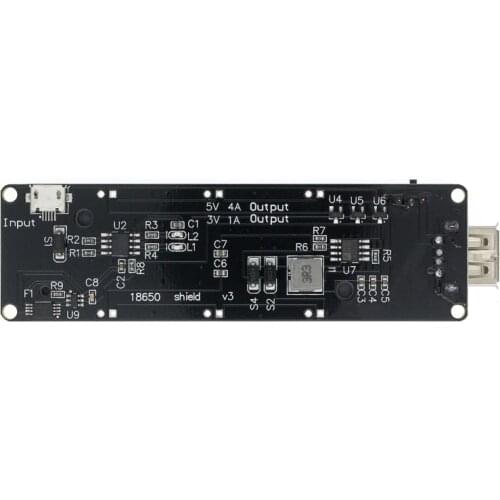 ESP32 ESP32S For Wemos For Raspberry Pi 18650 Battery Charge Shield Board V3 Micro USB Port Type-A USB 0.5A For Arduino Charge