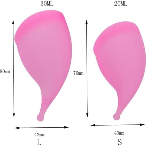 Menstrual Cup Feminine Hygiene For Women Reusable Lady Cup 100% Medical Grade Silicone Women Menstrual Cup Dropshipping