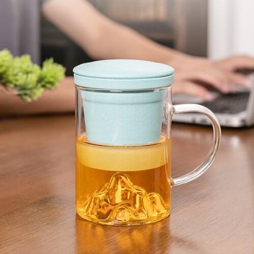 Ceramic Mug Large Capacity Water Cup Glass Household Filter with Lid Office Tea Cup Drinkware Chinese Kung Fu Ceramic Tea Cup