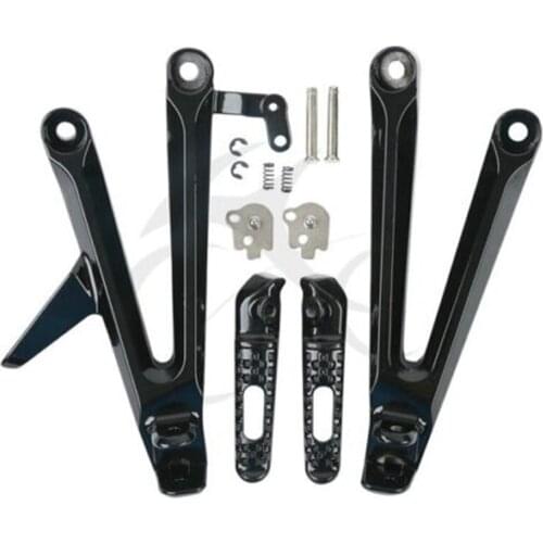 Motorcycle Rear Passenger Footrest Foot Pegs For HONDA CBR1000RR 2004-2007 2005