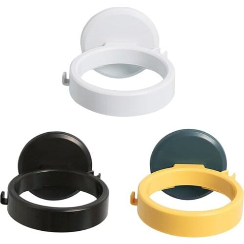 Wall-mounted Hair Dryer Holder Rack Plastic Bathroom Storage Shelf Stand Hairdryer Holder Organizer Home Bathroom Accessories