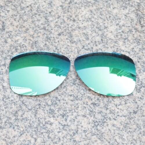 Wholesales E.O.S Polarized Enhanced Replacement Lenses for Oakley Dispatch 2 Sunglasses - Emerald Green Polarized Mirror