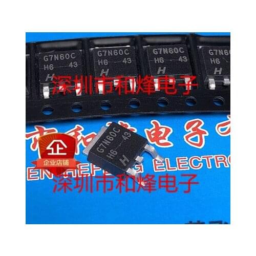 Original New 5PCS/ G7N60C HGTD7N60C3S TO-252 TO252