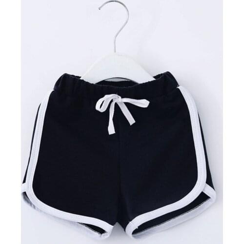 TELOTUNY Shorts Children Baby Girls Boys Summer Sport Shorts Pants Solid color Cotton Casual Workout Yoga Trousers Clothes 2-13Y