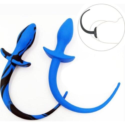 Silicone Dog Tail Anal Butt Plug G-spot Prostata Massage Sex Toys For Women Anal Dilator BDSM Slave Games Erotic Toys Sex Shop