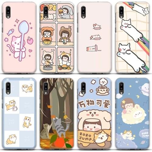 Cartoon cat Silicone Case For Redmi K20 K30 K40 Pro Soft Case For Case For Xiaomi Redmi Note 5 6 7 8 9 10 Pro 9S 9A Cover