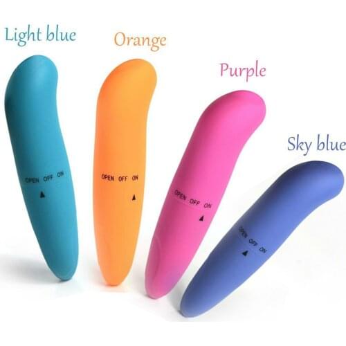 Female Mini Dildo Bullet Vibrator Powerful G-Spot Clitoris Stimulator Masturbator Massager Sex Toys For Women Beginners 4 Colors