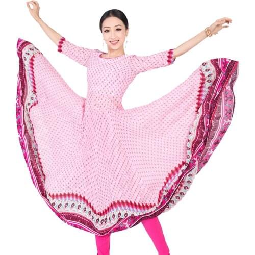 New Female Indian Dance Dress Oriental Traditional Stage Performance Costumes Bollywood Dance Outfits Festival Outfits DQL5169