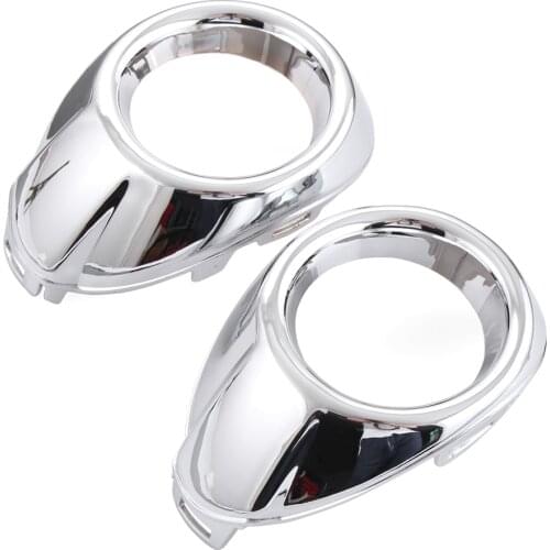 2pcs ABS CHROME front fog lamps COVER TRIM For Ford Focus 3 MK3 2012 2013