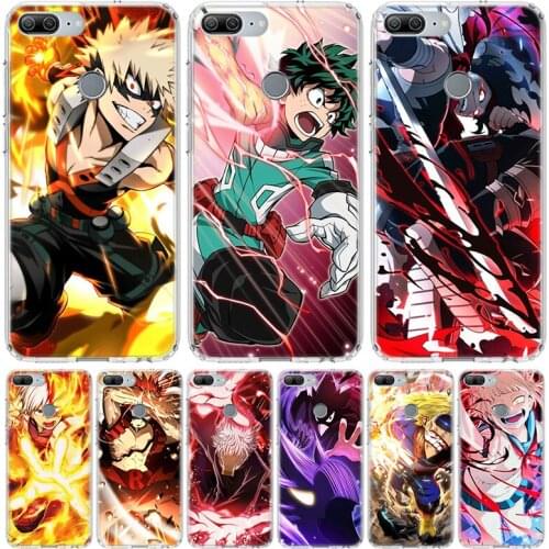 My Hero Academia Anime Cover Phone Case for Huawei Y5 Y6 Y7 Y9 2019 Honor 8A 8S 8X 7A 7X 9 10 20 Lite Pro 10i20i Y9S Coque Shell
