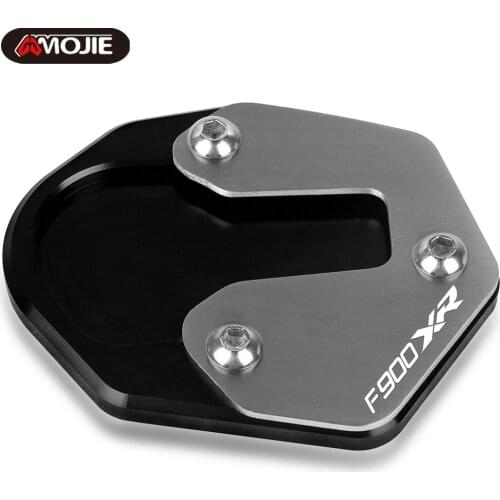 CNC Aluminum Motorcycle Side Stand Enlarger Kickstand Enlarge Plate Pad Accessories For BMW F900XR F900R 2019 2020 2021