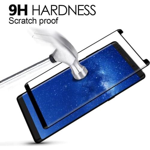 For Samsung Galaxy Note 8 S8 Plus Tempered Glass Galaxy Note 8 Screen Protector Film 9H Hardness 3D Curved Glass Galaxy Note9 S8