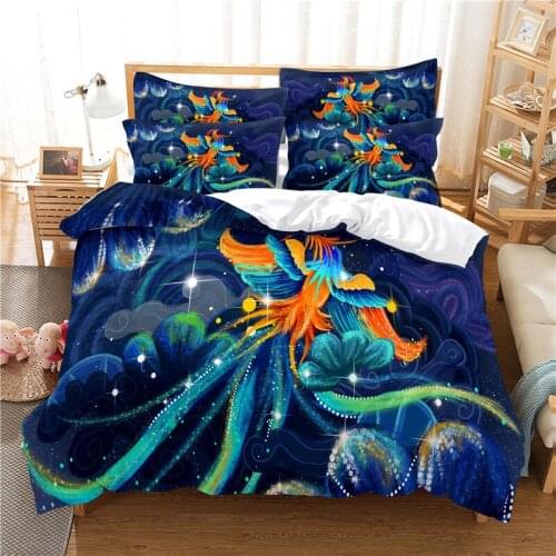 Color Picture Bedding Duvet Cover Set 3d Digital Printing Bed Linen Fashion Design Comforter Cover Bedding Sets Bed Set
