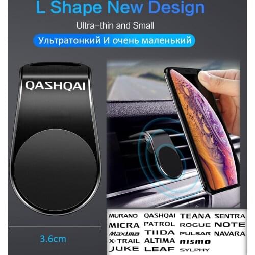 For nissan qashqai j10 2019 2011 2013 Accessories Creative Magnetic Car Air Outlet Magnetic Mobile Phone Holder Magnet Outlet