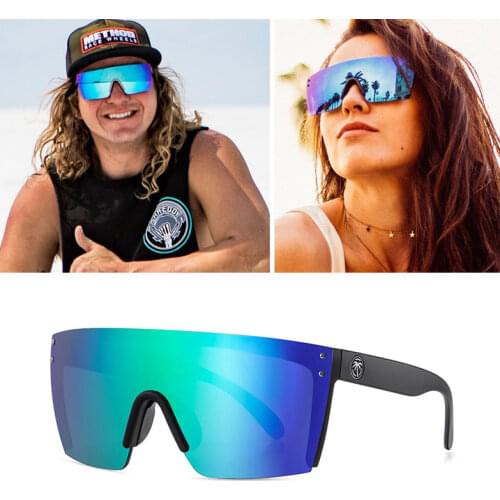 2021 NEW High quality luxury Heat Wave brand sunglasses square Conjoined lens Goggles Women men sun glasses oculos