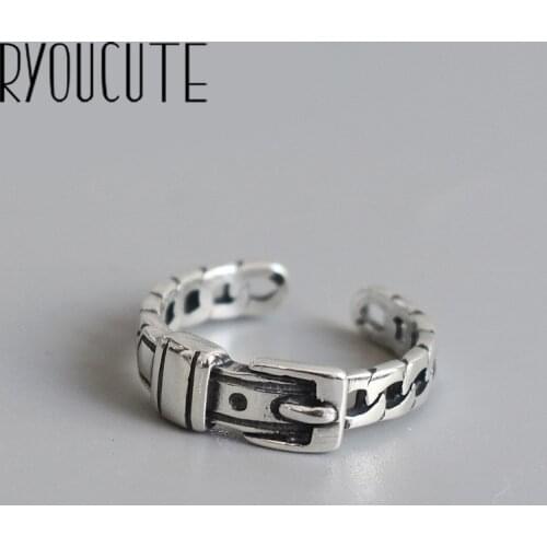 New Charming Open Belt Ring for Women Vintage Boho Party Rings Gothic Punk Jewelry Gifts for Girls 2021