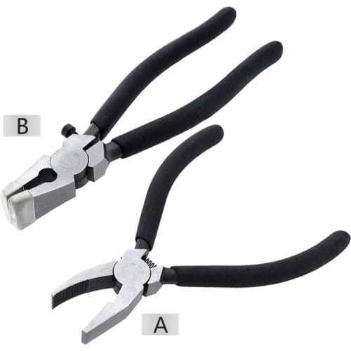 Glass Split Pliers Special Pliers for Breaking Glass Edges Glass and Ceramic Trimming Pliers High Carbon Steel Clamping Pliers