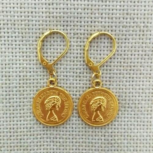 Женские золотые серьги STENYA China At AliExpress