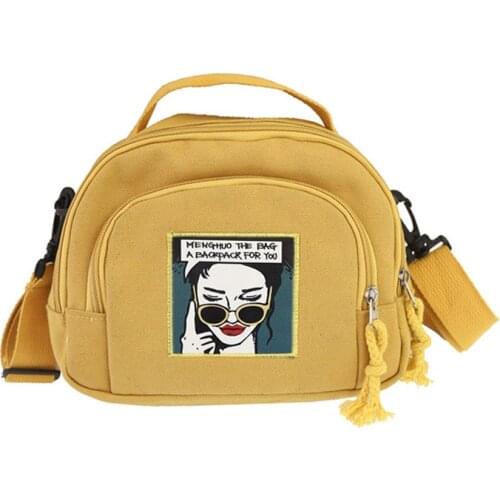 Fashion Women Messenger Bag for Men Canvas Casual Female Totes High Quality Shoulder Crossbody Bags for Women Cool Purse Handbag