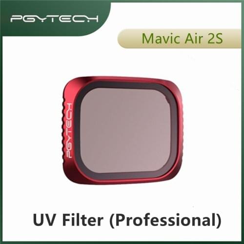 PGYTECH DJI Air 2S Filter UV Filter Protect the Lens and Sensors Prevent UV Light Block out Blue Light Waterproof Oil Resistant