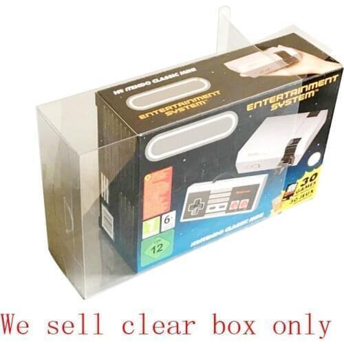 Protecive box cover For NES classic game console storage box display box for pal game console