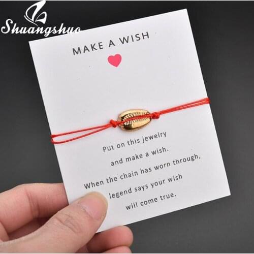 Women Men Shells Ankle Bracelet Natural Seashell Bracelet Make Wish Jewelry Charm Barefoot Ankle strap Summber Beach Accessories