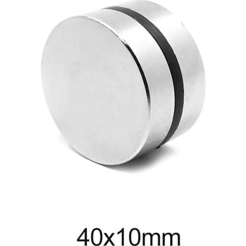 1/2/3/5PCS 40x10 N35 Big Round Powerful Magnetic Magnets 40mmx10mm Neodymium Magnet 40x10mm Permanent NdFeB Strong Magnet 40*10