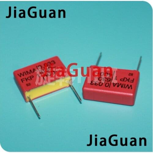 10PCS NEW RED WIMA FKP1 0.033UF 630V PCM22.5 Audio 333/630V hot sale FKP-1 0.033uf/630v p22.5mm 33nf 333 400vac