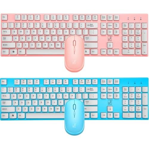 2.4G Wireless Keyboard and Mouse 104-key Keyboard Office Keyboard Gaming Keyboard for PC Computer Laptop