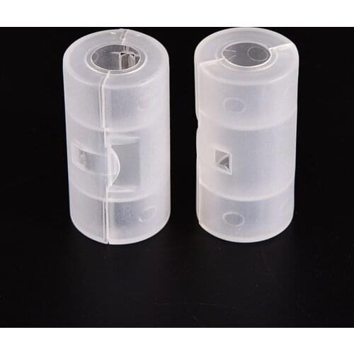 6PCS AA to C Battery Adapter Holder Case Converter Switcher LR06 AA to C LR14 Size Battery Storage Box