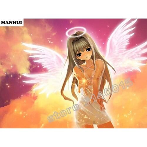 Diy 5D diamond painting Resin diamond mosaic living room home decoration, beautiful gift Angel girl pictures BEF084