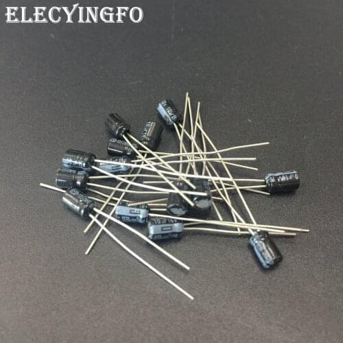 200pcs 10uF 16V10uf NHG Series 4x5mm High Quality 16V10uF Aluminum Electrolytic capacitor