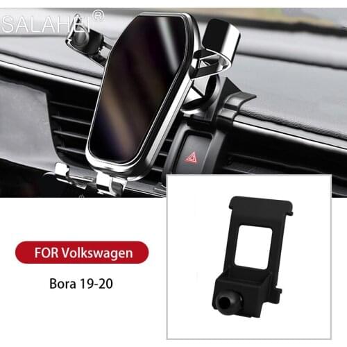 For VW Volkswagen Bora 2019 2020 Dashboard Installation Mobile Phone Holder For Car Air Vent Mobile Phone GPS Mount Stand Clip