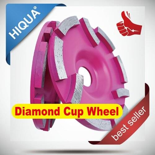 Angle Grinder Parts 4" 100x20mm Special Shape Diamond Turbo Cup Grinding Wheel,Grinding Disc Tools.For Granite,Marble,Concrete
