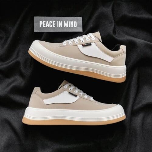 2021 Fashion Sneakers Men Canvas Shoes High Top Vulcanized Shoes Male Brand Flats Leisure Footwear Fashion Black White Sneakers