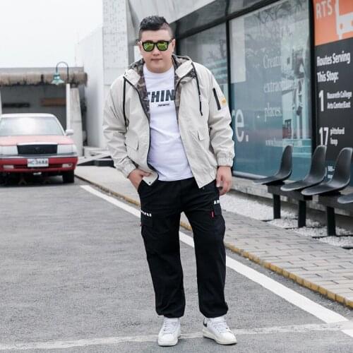 Streetear 2 Pieces Hoodied Jacket Pants Sets Mens Spring Autumn Suit Loose Casual Plus Size 9XL Jacket Clothes Mens Tracksuit