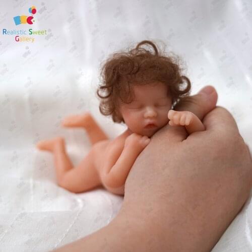 RSG Pops It Fidget 6 Inches 15cm Bebes Reborn Dolls Silicone Full Body Mini Doll Sleeping Twin A Lifelike Kids Anti-Stress
