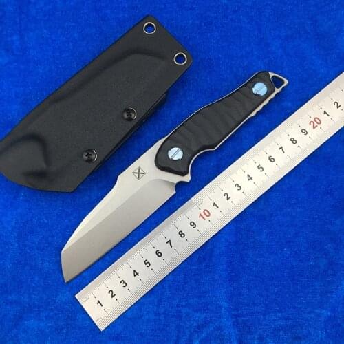LEMIFSHE YX2001 new knife TI-6Al-4V blade G10 handle fixed blade KYDEX sheath camping outdoor survival knife EDE tools